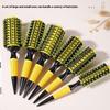 Professional round Hair Brush for Women Wooden Handle Boar Bristle Mixed with Nylon Salon Quality Hair Styling Tool for Curling