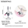 Beauty Series Copper Metal Brush&Mirror&Comb Three Piece Set Dangle Charm Bead Component Designed For Do It Yourself Bracelet High Quality Fine
