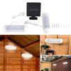 Solar Shed Powered Lights Led Light Rechargeable Garage Indoor Outdoor Garden