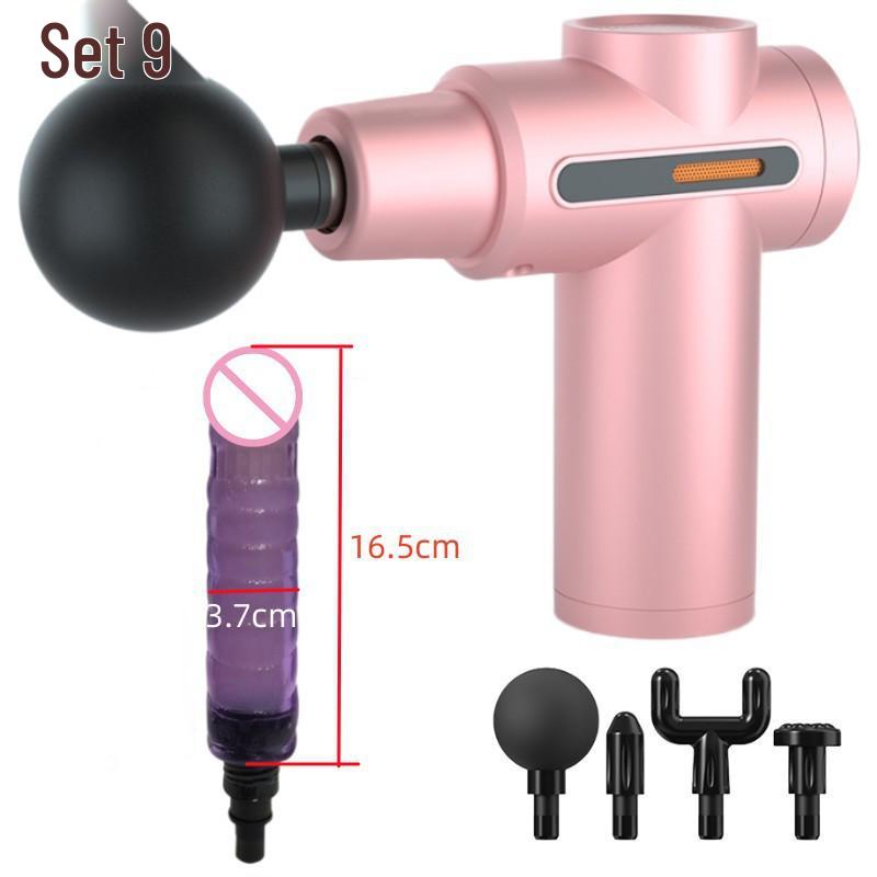 Silicone Adapter Replacement for Electric Fascia Massage Gun - Universal Head for Men & Women.