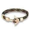 European and American Trends, Boat Anchors, Men's Aircraft Bracelets, Polyester Rope Jewelry