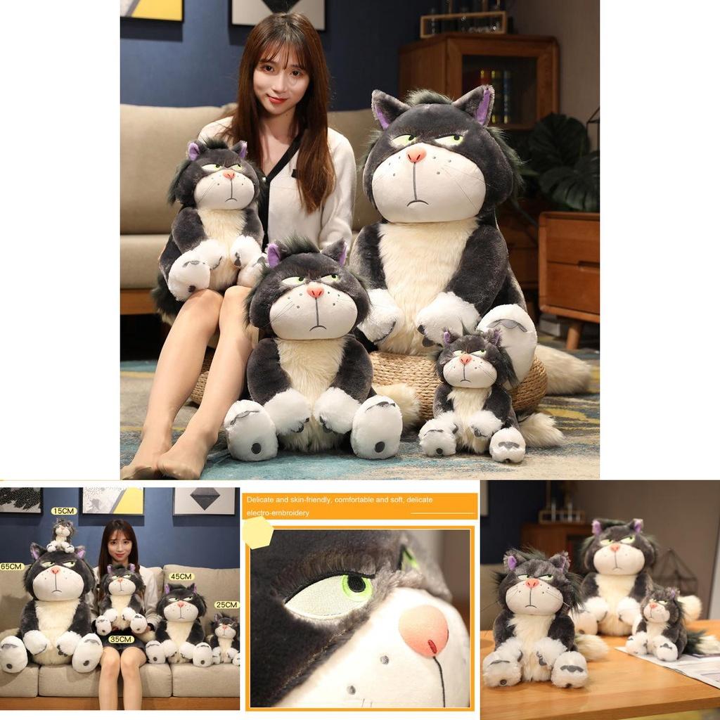 Bad Cat Plush Toy Soft Stuffed Doll Gift Perfect For Kids And Adults