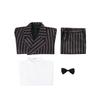 The Addams Family Wednesday & Gomez Cosplay Costume, Black Suit Halloween Outfit