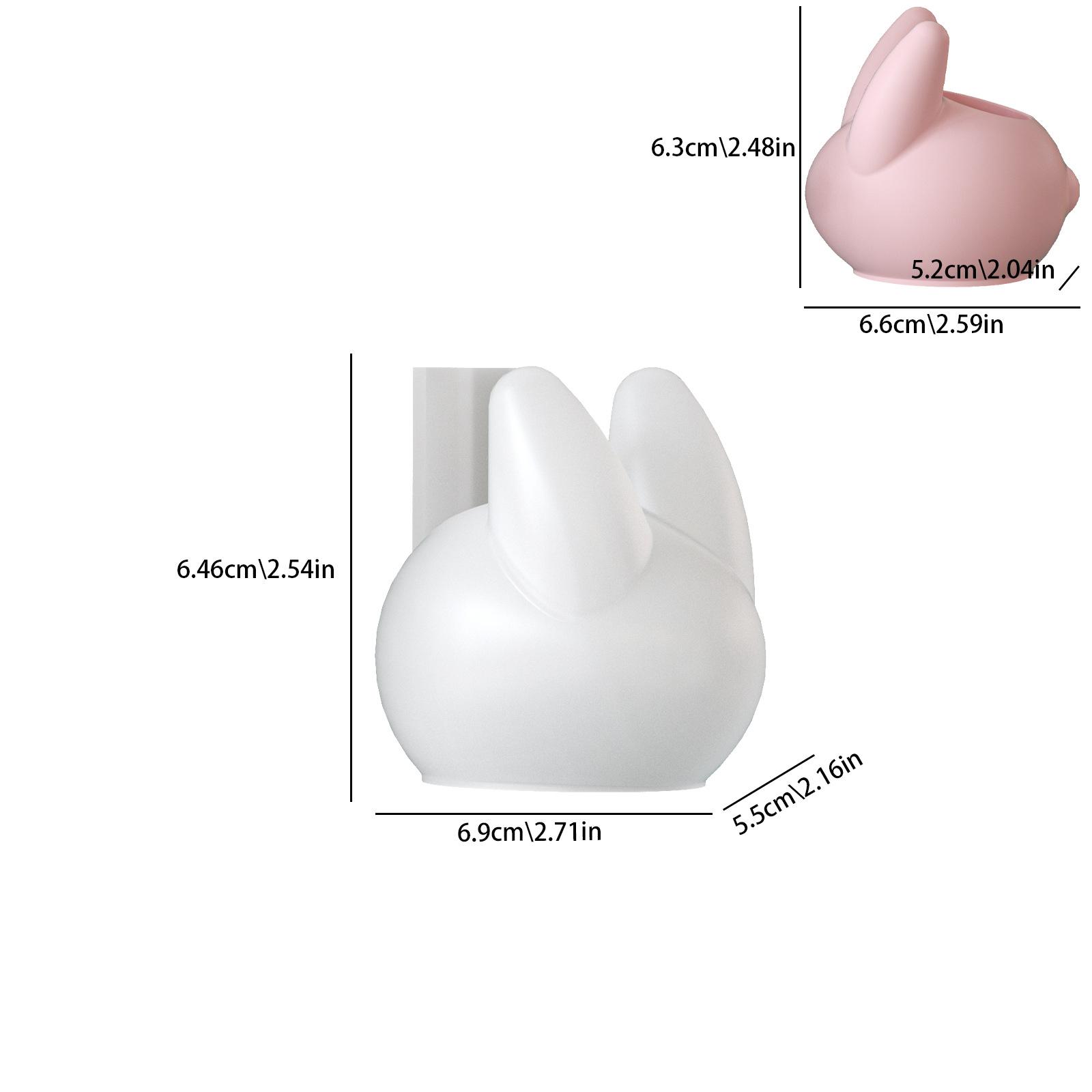 Bunny Figurine Mold Decorative Scented Candle Base Mold Candle Holder Mold Festive For Scented Candle Making Diy Crafting Gifts