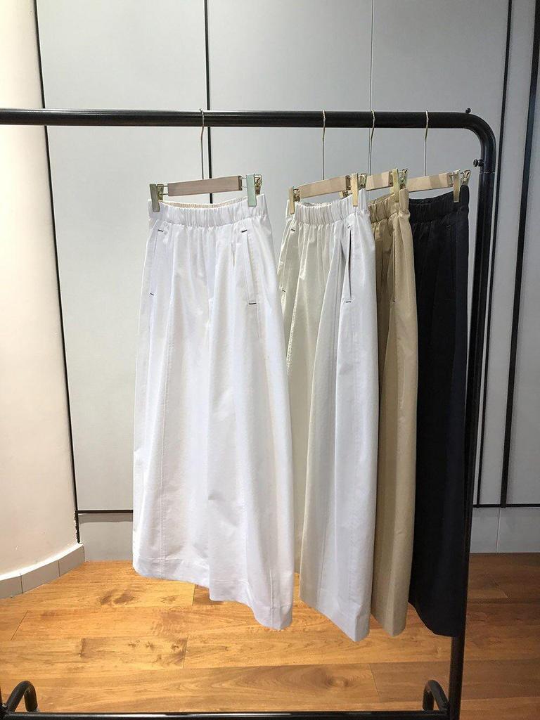Triangle Mark: Comfortable High-Waisted Wide-Leg Pants - Loose, Slimming Cocoon Shape for Casual Wear