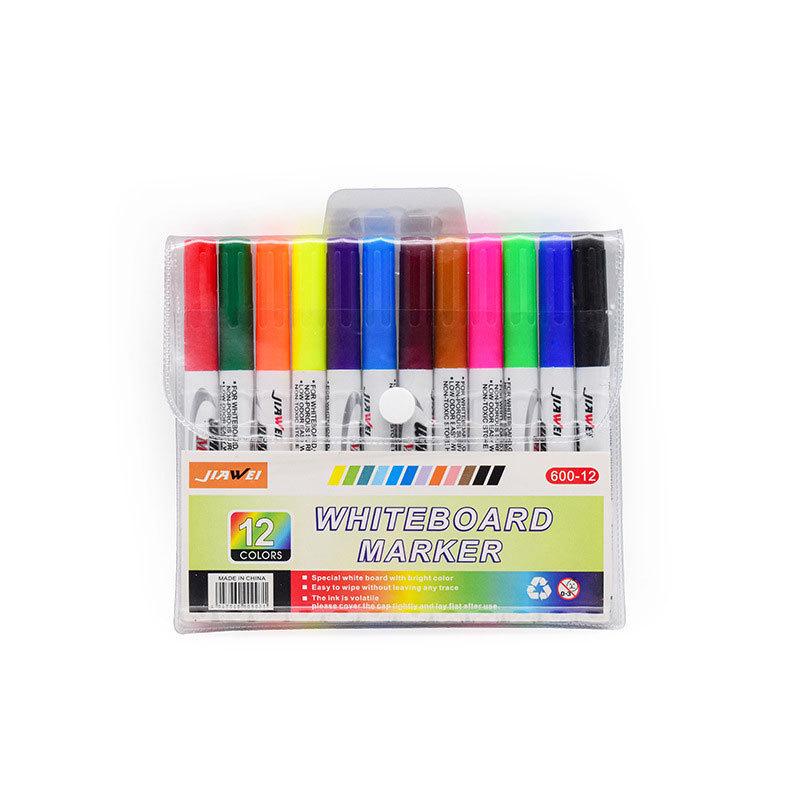 Water-Based Colorful Whiteboard Marker & Magic Floating Paintbrush for Kids - Erasable and Easy To Use