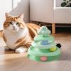 Cat Ball Track Tower with ThreeLayer Tracks, NonSlip Base, Indoor Cat Toy Activity Center