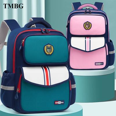 Trendy England School Bags for Primary School Students Grade 1-3-6 Scientific Spinal Protection Oxford Waterproof Backpack Unisex Multi-layer Book Bag