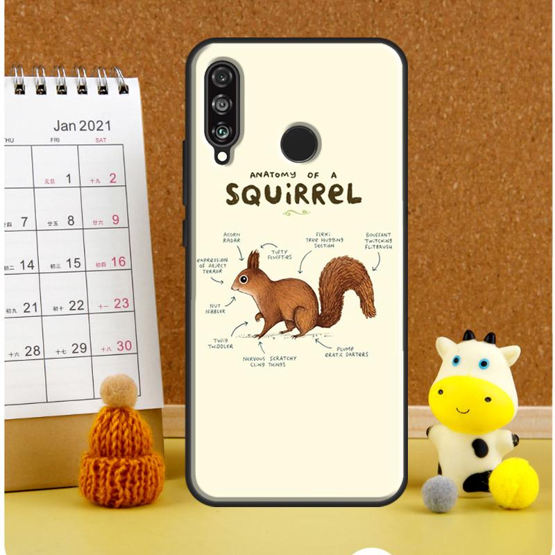 Squirrel Cute Animals For Huawei Nova 9 10 SE 3i 7i 8i 11i 12i Y60 Y61 Y70 Y72 Y73 Y90 Y91 P20 P30 P40 Lite Case