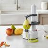 Ny Automatisk Elektrisk Skalare Multifunktionell Rostfritt Stål Frukt Potatis Grönsaksskalare ABS Rostfritt Stål Skalare