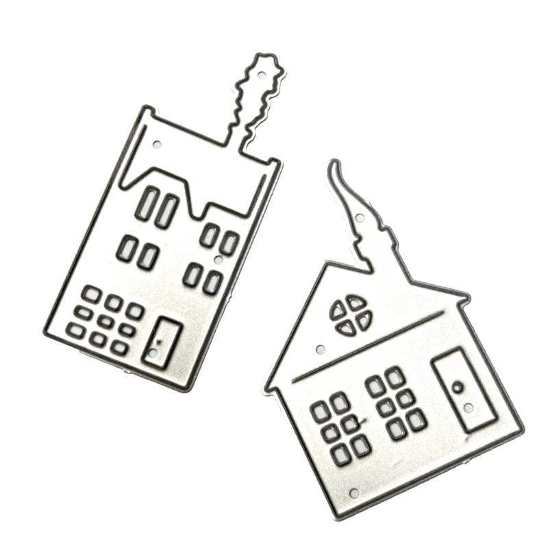 House Metal Cutting Dies DIY Craft Carbon Steel Embossing Template Stencil Scrapbooking for Card Die Cuts Mold