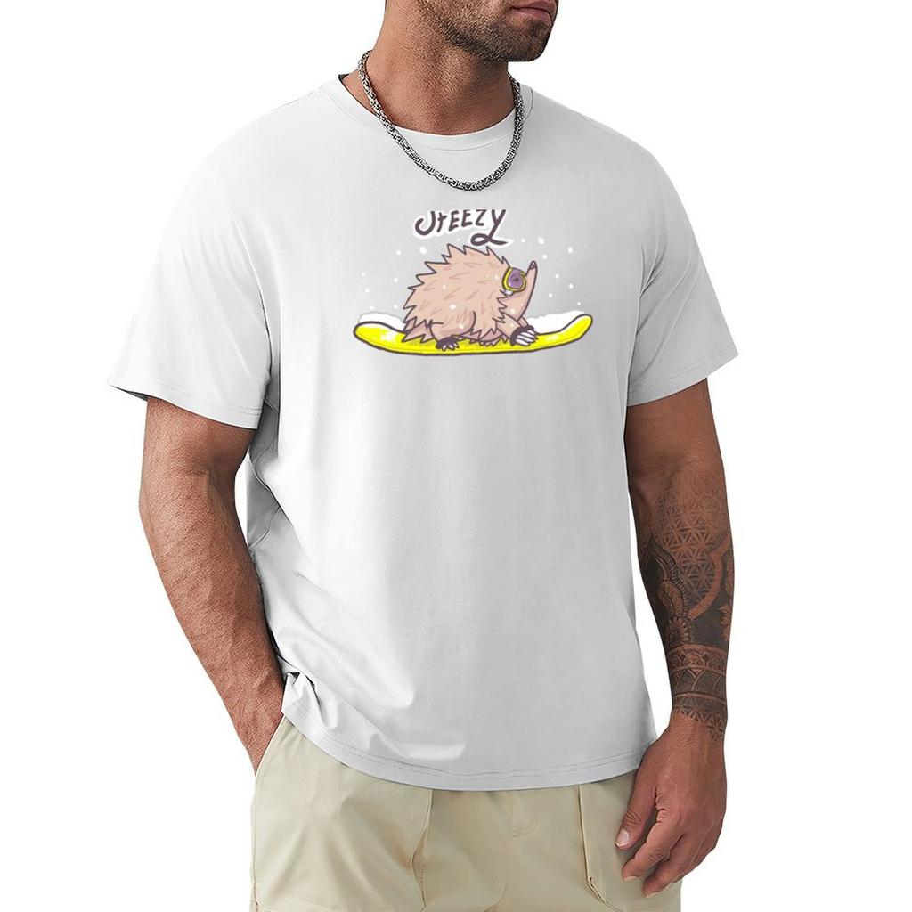 Steezy Echidna TShirt Cheap Stuff Animal Prinfor Boys Oversized T Shirt Men