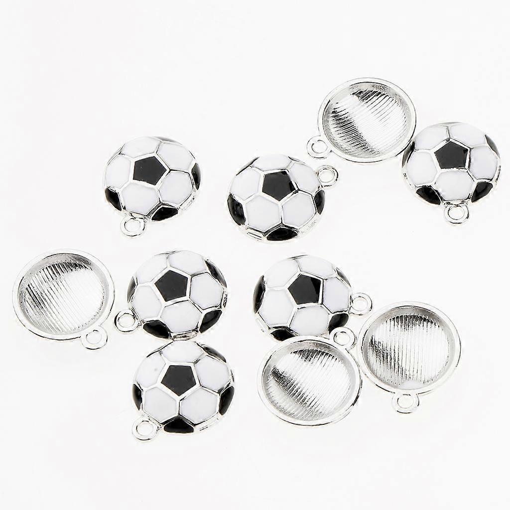 Collana con Ciondolo Calcio Calcio Catena Gioielli Lega Accessori Fai da Te L 1,8 cm