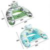 Inflatable Pool Float Lounger, Comfortable Sling Seat, Back Rest, Cup Holder, Dry Cover Floatie Pool Party Beach Lake Durable Less