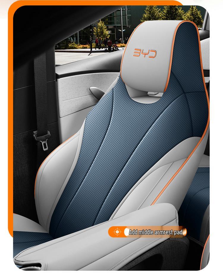 2025 Model Vitality Edition Dolphin 420km Full Coverage Car Seat Cover - All-Season, Custom Fit.