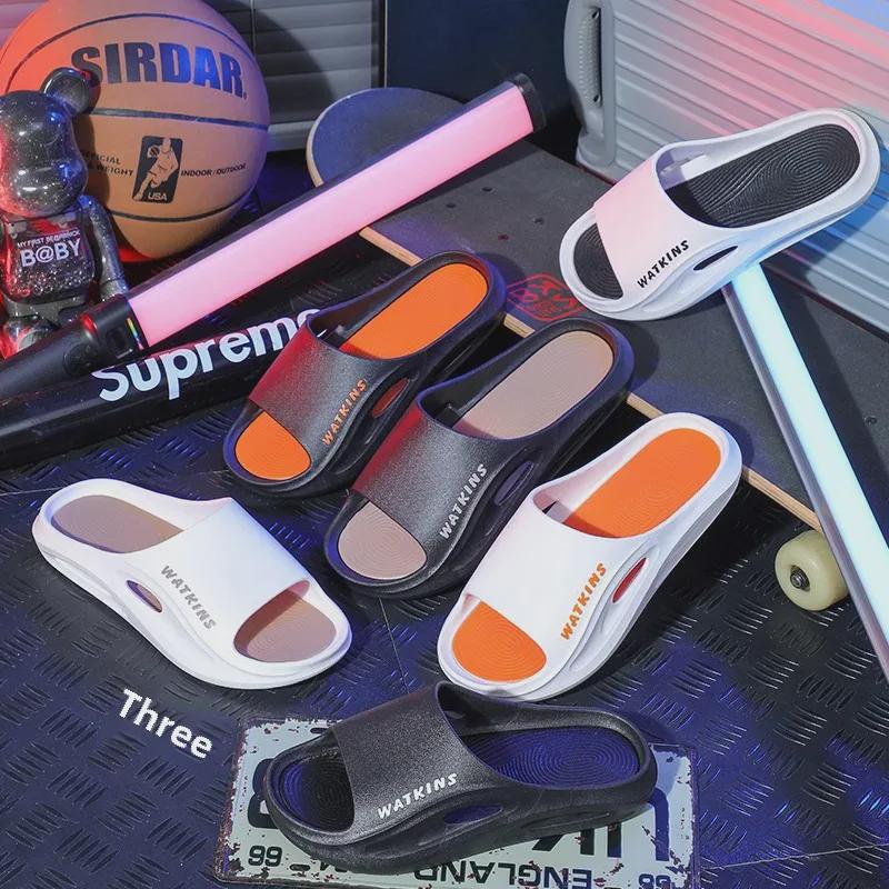 Men's Fashionable Thick-Soled Non-Slip Sports Sandals for Beach and Home