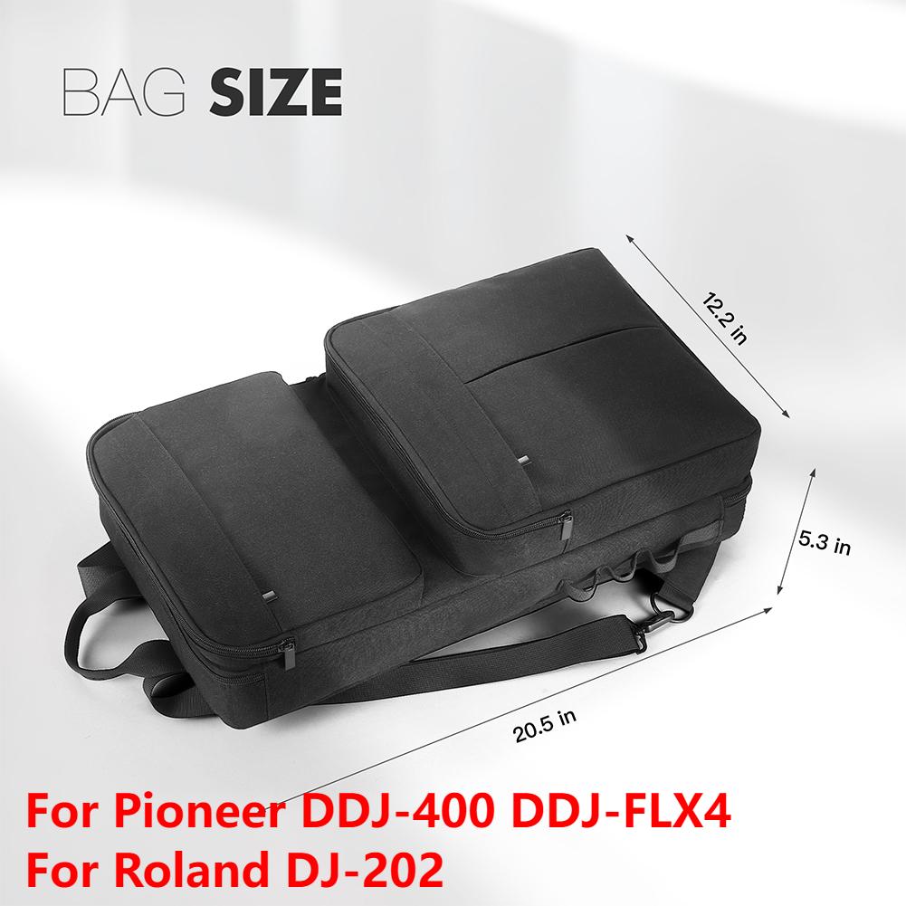 Portable DJ Controller Padded Storage Bag for Pioneer DDJ-400 DDJ-FLX4 DJ Controller Case Bags Dustproof Travel Carrying Case