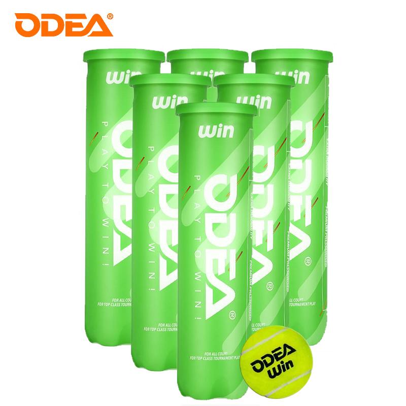 Tennisbollsburkar ODEA Professionell Ullfilt Gummi ITF Godkänd Elasticitet Tävling Träning Tennis Cricketboll