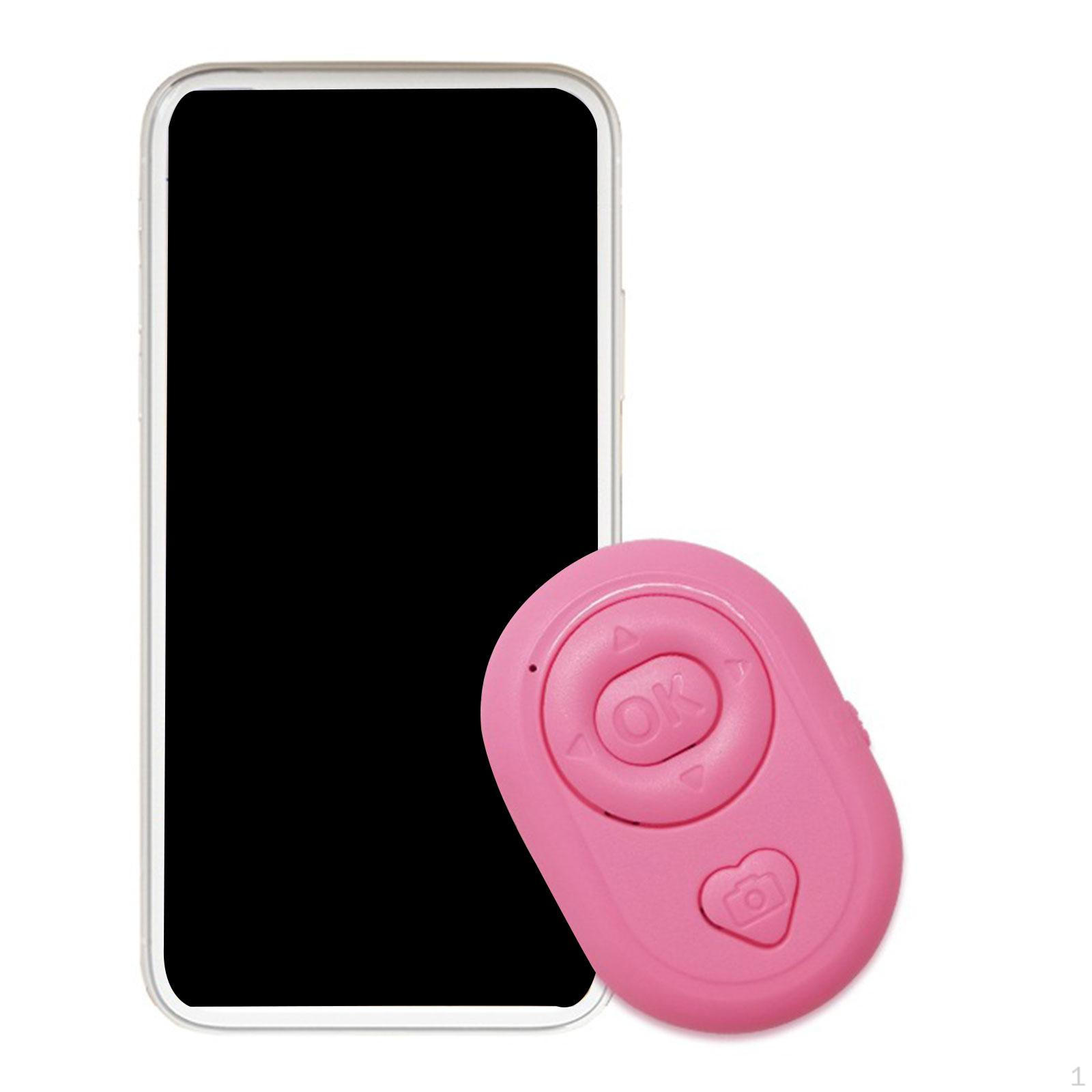 

Пульт дистанційного керування для селфі-камери Затвор Легко носити, для iOS і Android Video Likes Kids Girl рожевий