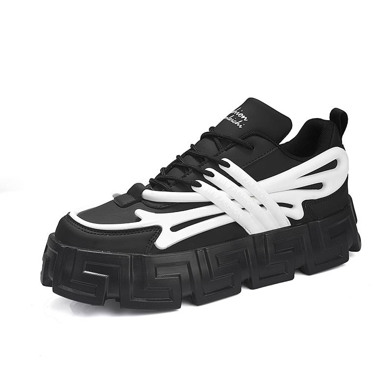 Plus Size Brand Men's Fashion Sneakers Thick Platform Lightweight Breathable Men Shoes Casual Chunky Trainers Male Footwear