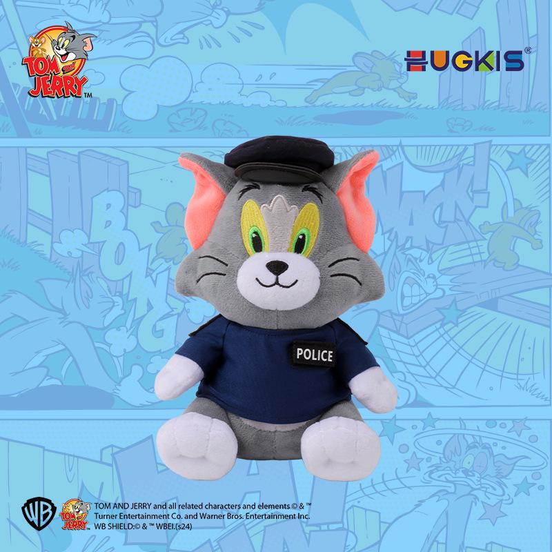 Tom and Jerry Plush Toy Set: Tom Cat Doll & Jerry Mouse Pillow