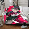 1pc Genshin Impact Lyney Lynette Blanket, Gift, for Men and Women, Soft Blanket, Good for Sofa Bed Couch Travel, Lightweight Flannel Blanket