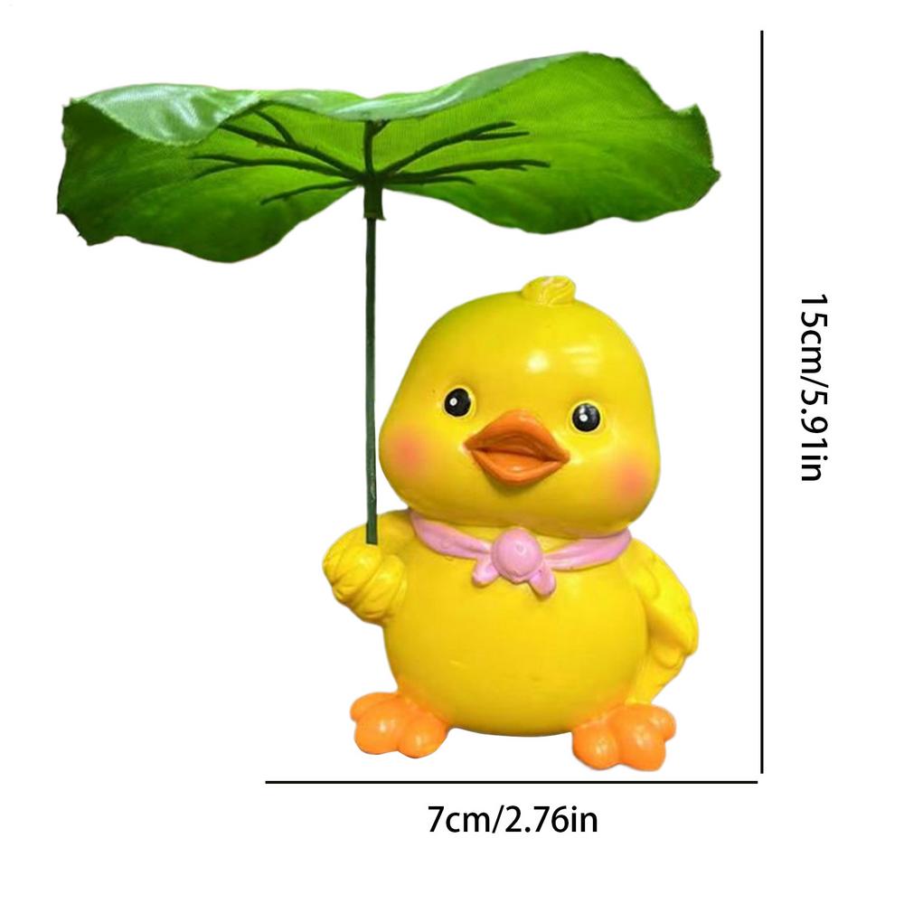 Outdoor Duck Statues Duck Garden Decoration For Outdoor Weatherproof Cute Crafts Figurine For Flower Pot Yard Balcony Lawn Patio