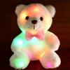 Small Flash Led Teddy Bear Stuffed Animal Plush Soft Hug Toy Baby Gift Girls