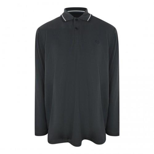 Fred Perry Mens Cotton Long-Sleeved Polo Shirt