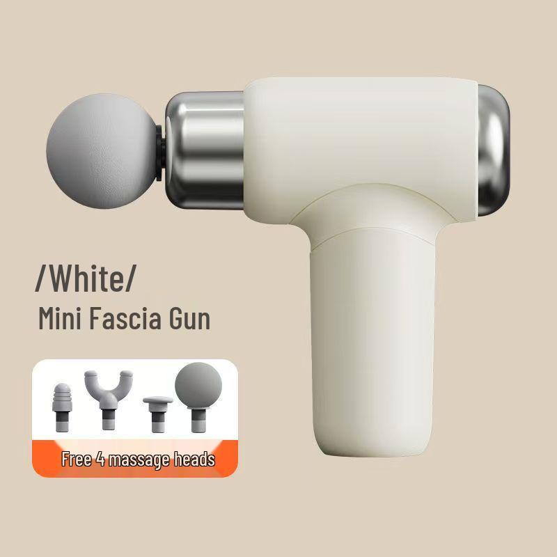 Portable Electric Mini Fascia Gun Massager - Hot-Selling Fitness Device with Interchangeable Heads