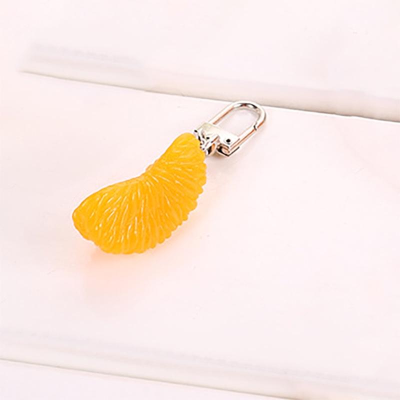 

Фрукт Апельсин Уникальный Слайс Брелок ПВХ Сплав Брелок Подвеска Для Девочек Подарок StyleA