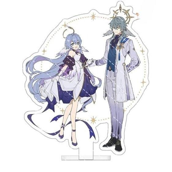 Houkai Star Rail Hotaru Robin Hanabi Acrylic Stand Black Swan Aventurine Cute Acosta Goods Pinoconi Character Gift Birthday Christmas (Robin Sunday)