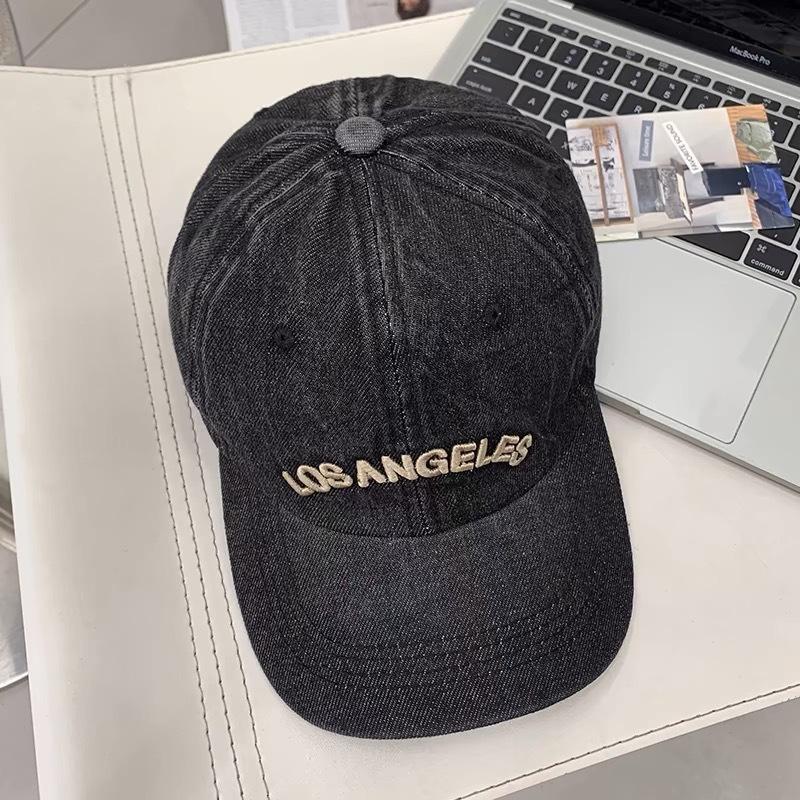 

Джинсовая бейсболка для женщин в корейском стиле, универсальная шляпа с широкими полями, подчеркивающая лицо, шляпа-утенок, японская шляпа с мягким верхом, шляпа-обхват для большой головы adjustable