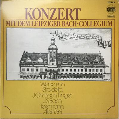 LP Record LEIPZIGER BACHCOLLEGIUM WERKE VON   Konzert Mit Dem Leipziger Bachcoll 729244 ETERNA 1989 Germany Classical Used