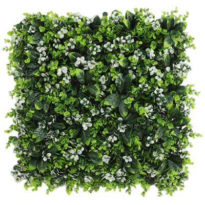 DIY Artificial Plant Wall Panel Eternal Life Flower Artificial Eucalyptus Carpet UV Protection 50*50cm