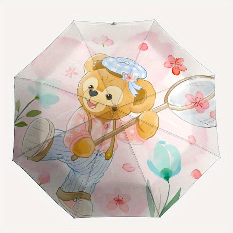 

1pc Duffy Automatic Umbrella Durable Iron Frame & Plastic Handle,Gift for Men & Women, Sturdy Construction yy250821035