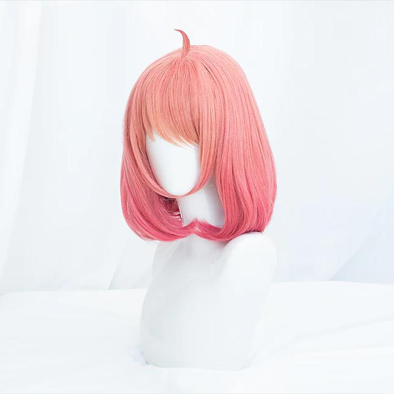 HAIRJOY Synthetic Hair SPY x FAMILY Anya Forger Cosplay Wigs Women Short Bob Straight Pink Teen Adults' Anime Wig