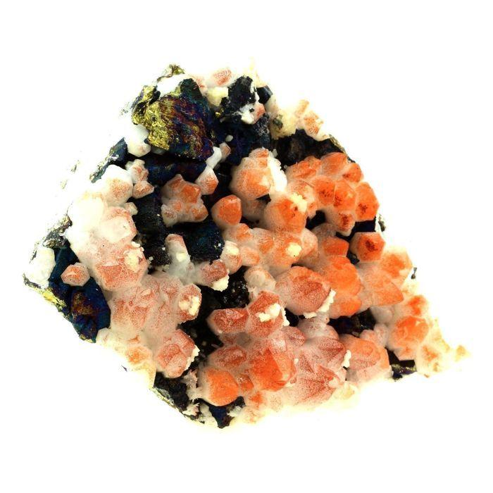 Pierres et Minéraux. Quartz Hematoide + Chalcopyrite. 4045.0 ct. Huxu, Jiangxi, Chine.