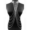 Elegant Multilayer Body Necklace For Women Perfect For Pageants Proms Party Wedding Photo Props Tassels Chain