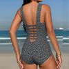 1pc Ladies New Camisole Swimsuit Women's Beach Bikini Conservative Swimsuit Female Push Up Sexy Swimsuit Vacation Beach Wear