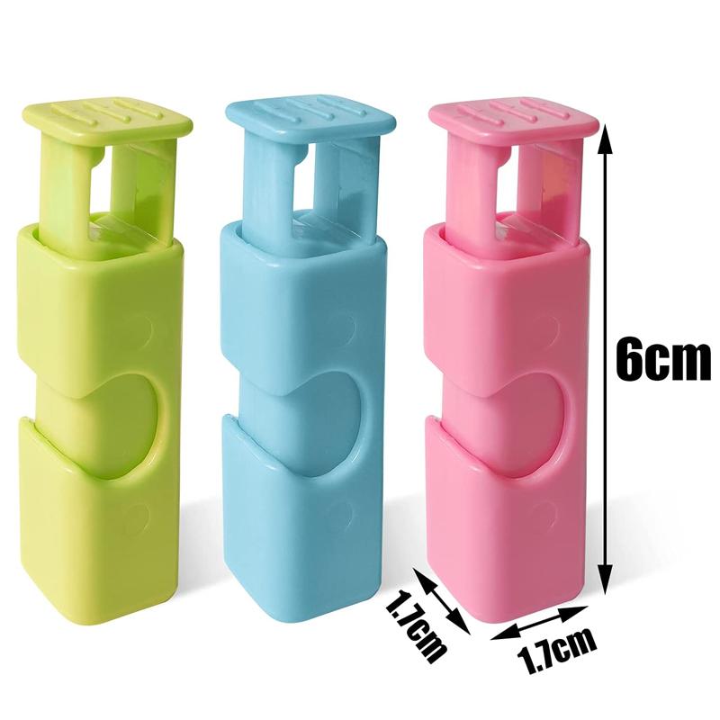 Sele 4pcs Sealing Clip Food Preservation Bag Clip Snack Fresh Food Storage Seal Bag Clips Sealer Clamp Kitchen Storage Tool