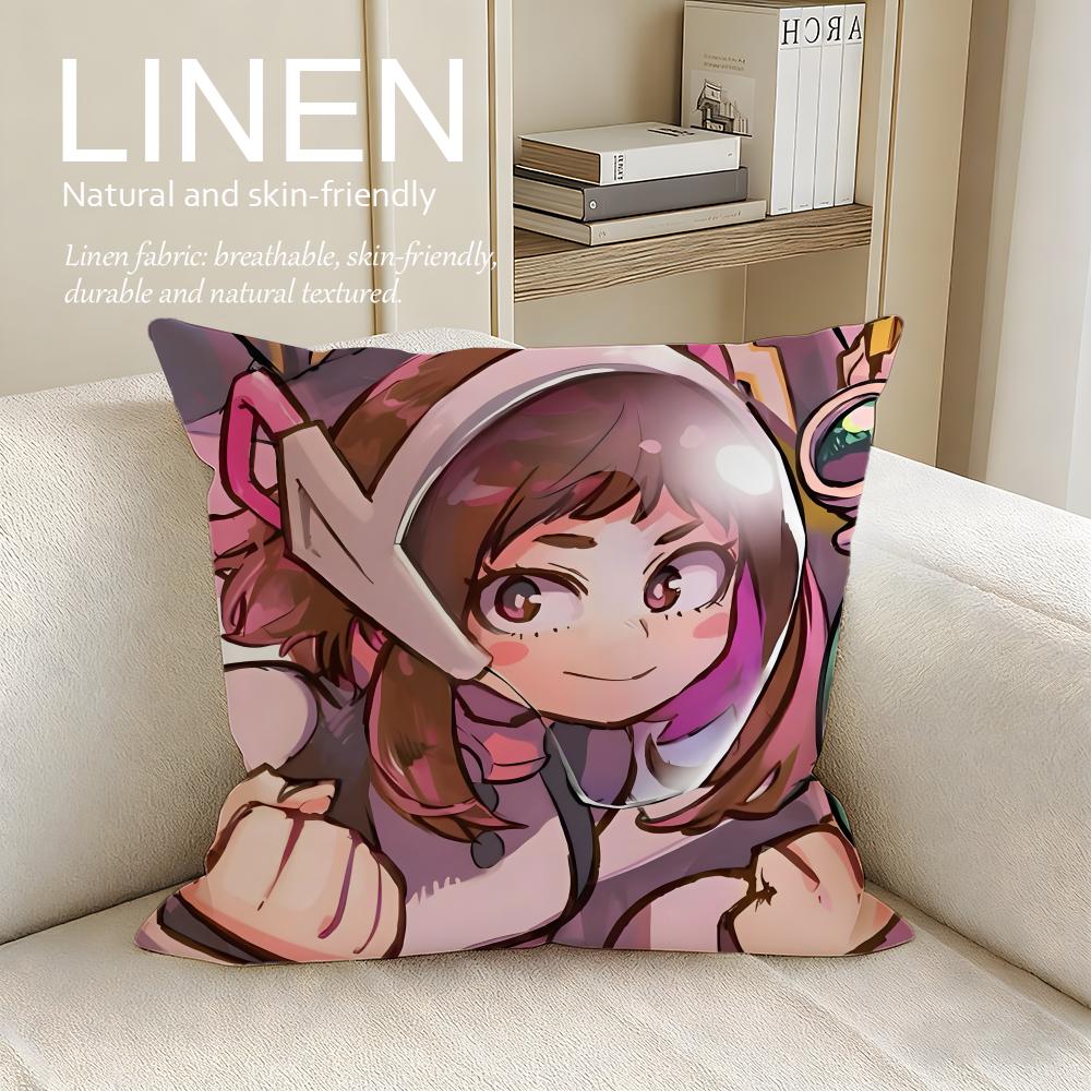Action My Hero Academia Cushion Cover Pillowcase Set Pcs X X Breathable Washable Sofa Cushion Cover