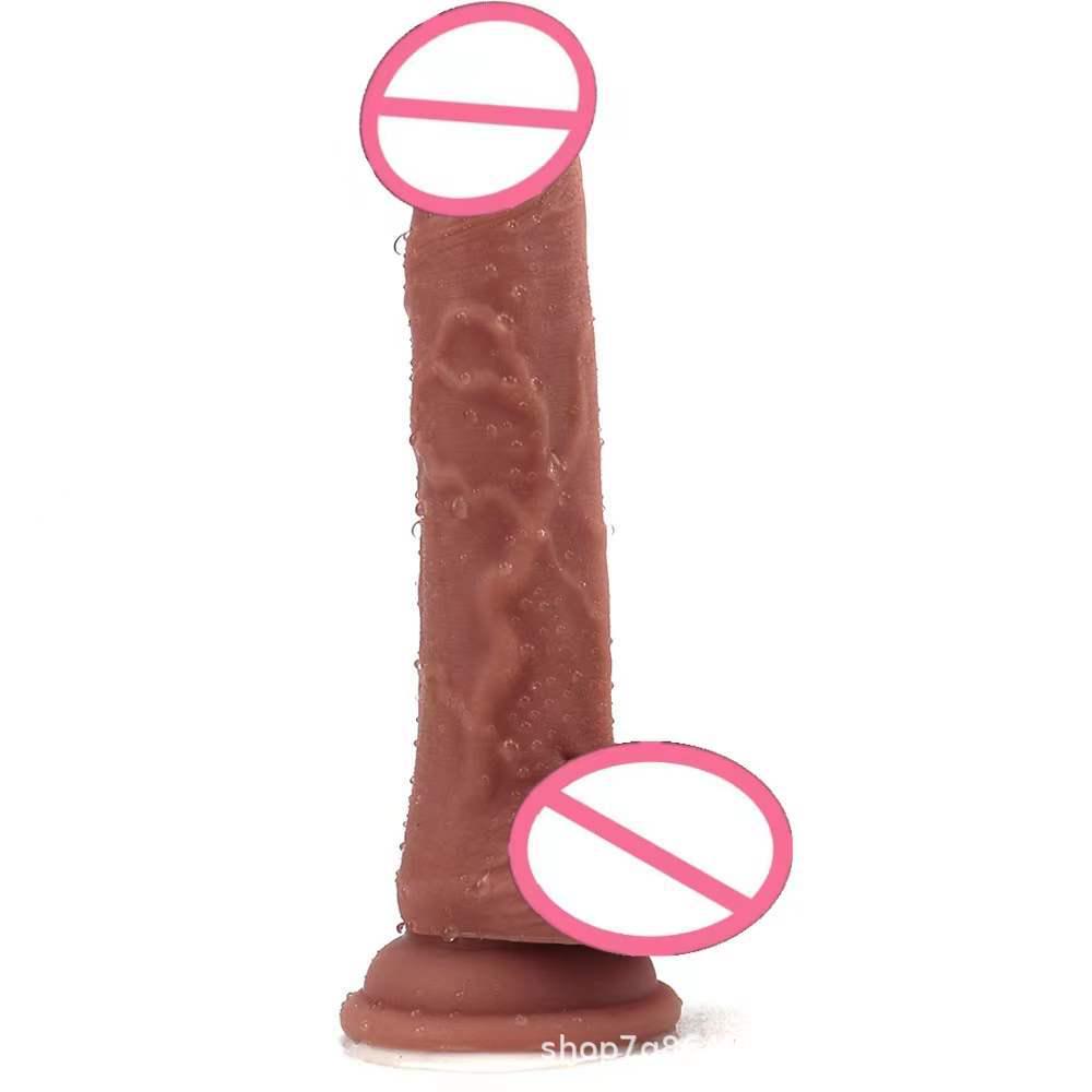 Realistic Soft Silicone Dildo Female Masturbator
