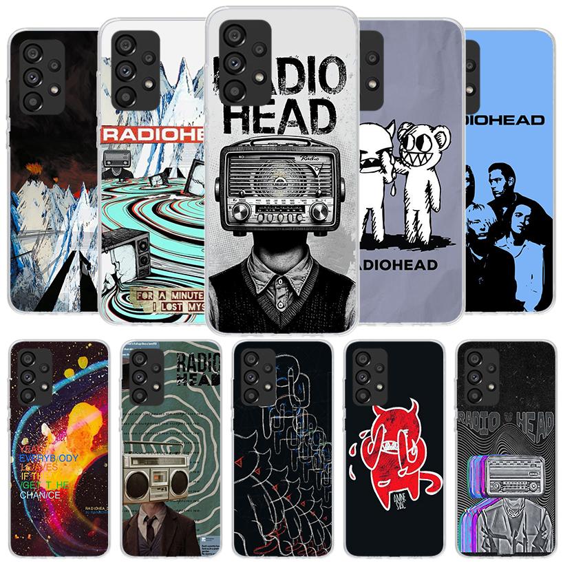 Bnad R-Radiohead Phone Case For Samsung Galaxy A12 A22 A32 A52 A72 A02S Phone Case Note 20 Ultra 10 S10 Plus A51 A71 A50S A20S A
