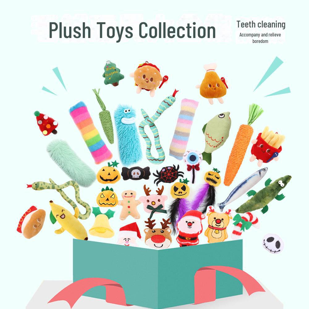 

Новые очаровательные плюшевые игрушки для кошек из трансграничных материалов, коллекция Self-Hi Mint.