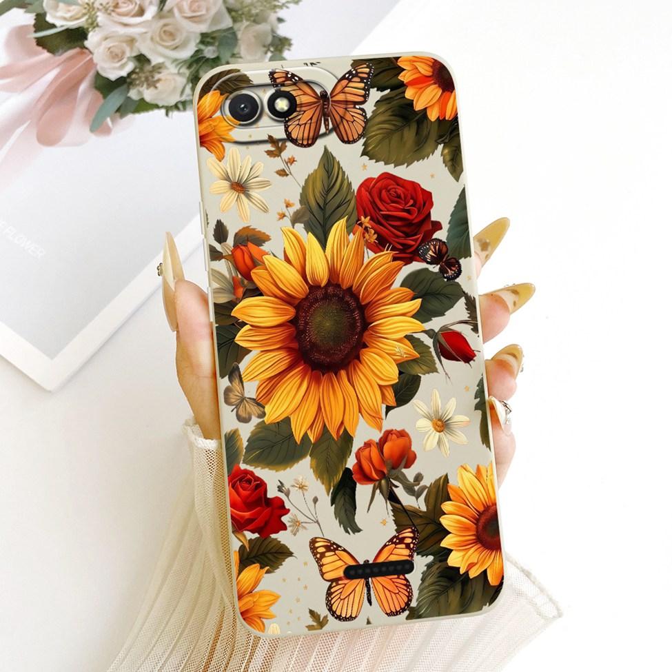 Casing For Redmi 6A Cover Fashion Cartoon Cute Funny Painted Silicone Phone Case M1804C3CG M1804C3CH M1804C3CI