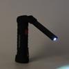 Portable LED Flashlight Torch with Magnet USB Rechargeable Working Lamp