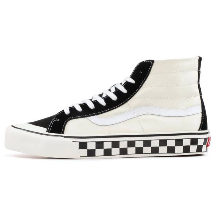 

Кроссовки унисекс Vans Sk8-Hi 138 Decon SF Checkers Белый Черный VN0A3MV1R34
