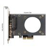 Розширювальна карта U.2 SFF-8639 до PCI-EX4, 4000 МБ/с, Високошвидкісний слот PCI-E X4/X8/X16, Адаптер PCI-E, Підтримка U2 NVME SSD GEN4