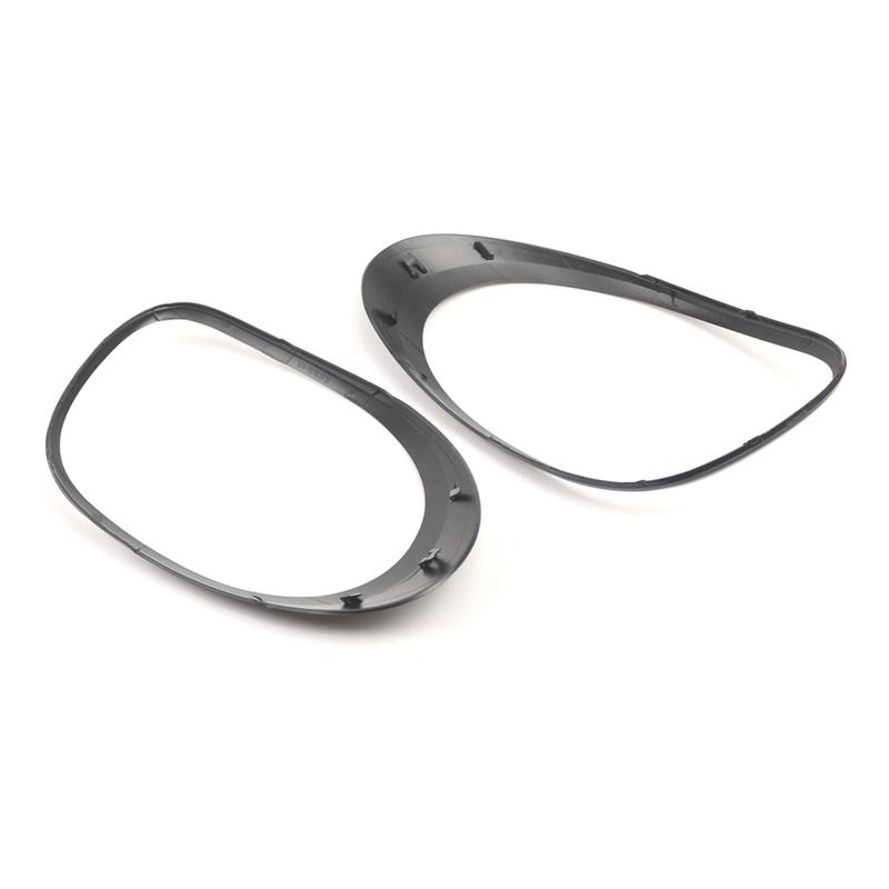 ABS Plastic Rear Taillight Trim Frame for FIAT 500L 2014  Black 68235995AA 68235996AA 2 Pcs Auto Body Decoration Kit